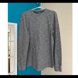 George size medium gray long sleeve shirt